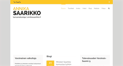 Desktop Screenshot of annikasaarikko.fi